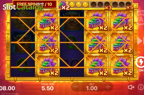 Скрин9. Book del Sol: Multiplier слот
