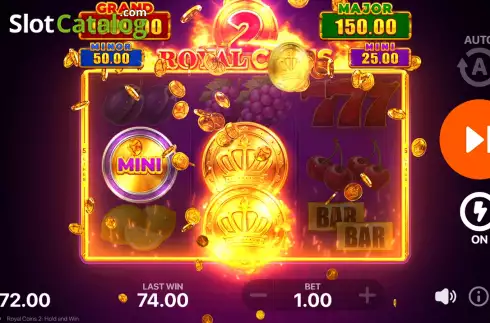 Скрин6. Royal Coins 2: Hold and Win слот