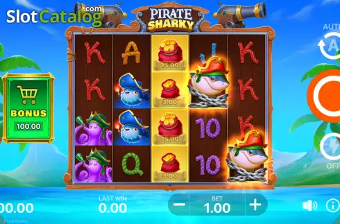 Скрин3. Pirate Sharky слот