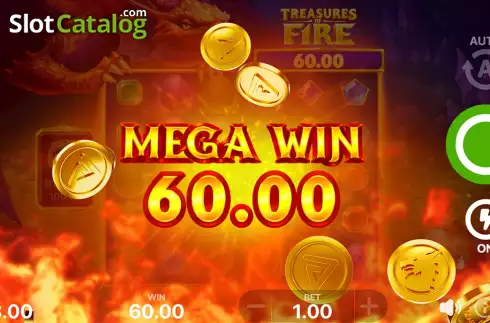 Скрин6. Treasures of Fire: Scatter Pays слот