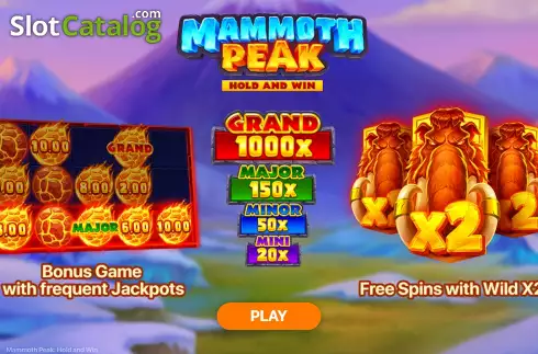 Скрин2. Mammoth Peak: Hold and Win слот