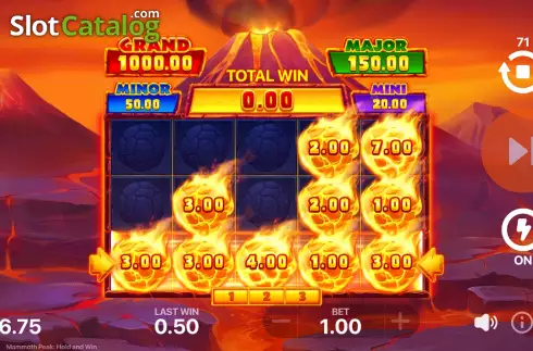 Скрин7. Mammoth Peak: Hold and Win слот