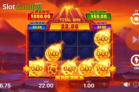 Скрин9. Mammoth Peak: Hold and Win слот