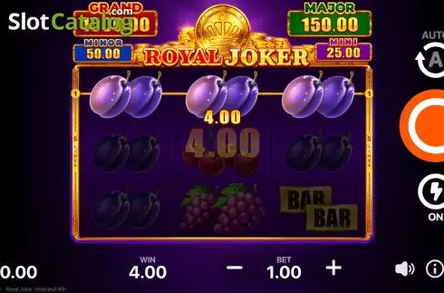 Скрин5. Royal Joker: Hold and Win слот