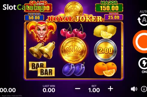 Скрин3. Royal Joker: Hold and Win слот