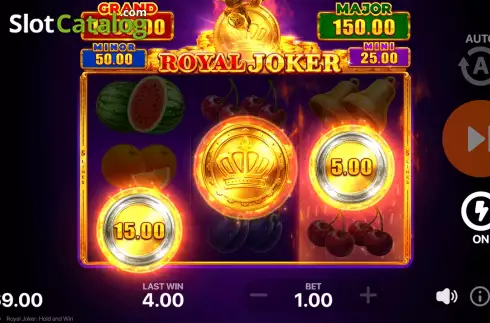 Скрин6. Royal Joker: Hold and Win слот