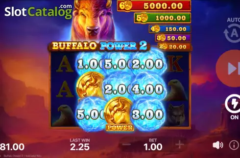 Скрин5. Buffalo Power 2: Hold and Win слот