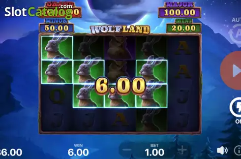 Скрин4. Wolf Land: Hold and Win слот