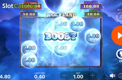 Скрин7. Wolf Land: Hold and Win слот
