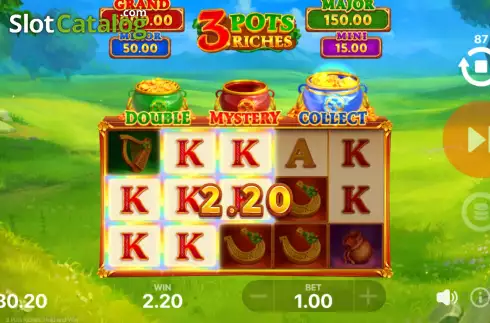 Скрин5. 3 Pots Riches: Hold and Win слот