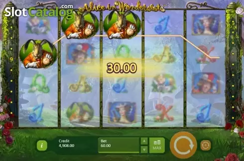 Скрин3. Alice in Wonderslots слот