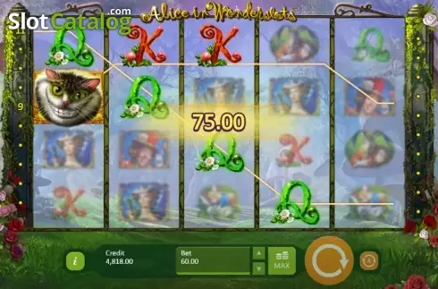 Скрин4. Alice in Wonderslots слот