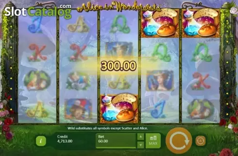 Скрин7. Alice in Wonderslots слот