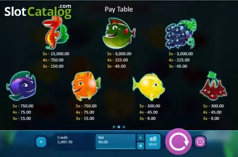 Скрин8. Aquarium слот