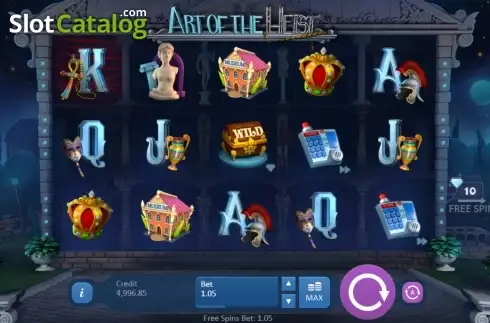 Скрин2. Art of the Heist слот