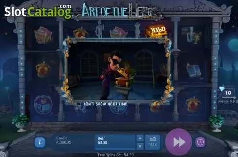 Скрин5. Art of the Heist слот