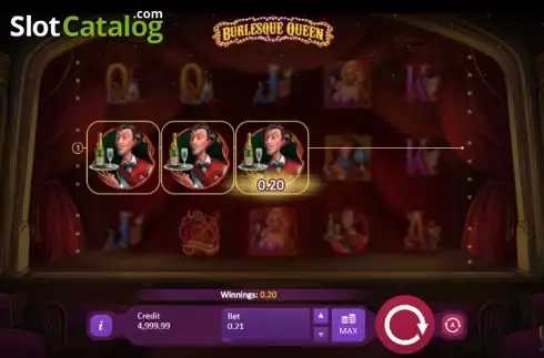 Скрин3. Burlesque Queen слот