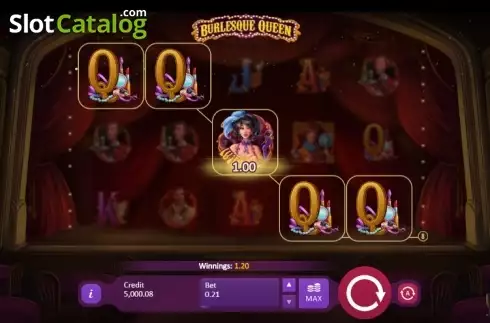 Скрин4. Burlesque Queen слот