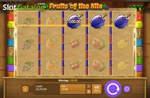 Скрин8. Fruits of the Nile слот
