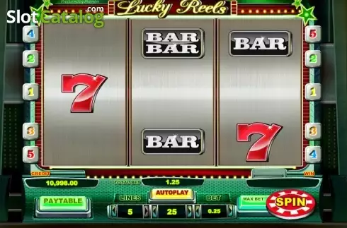 Скрин2. Lucky Reels (Playson) слот
