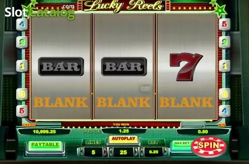 Скрин3. Lucky Reels (Playson) слот