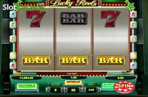 Скрин4. Lucky Reels (Playson) слот