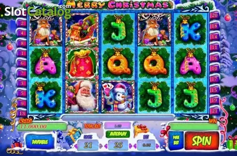 Скрин2. Merry Christmas (Playson) слот