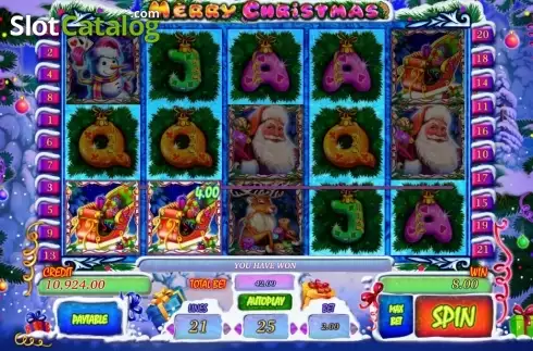 Скрин3. Merry Christmas (Playson) слот