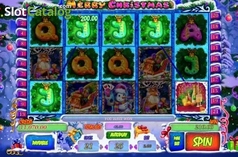 Скрин4. Merry Christmas (Playson) слот
