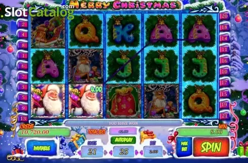 Скрин6. Merry Christmas (Playson) слот