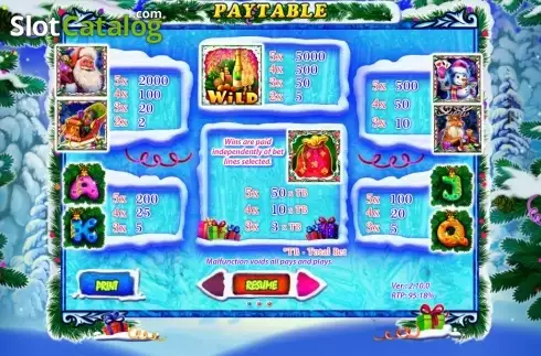 Скрин8. Merry Christmas (Playson) слот