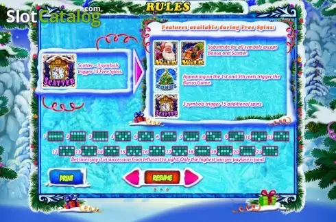 Скрин9. Merry Christmas (Playson) слот