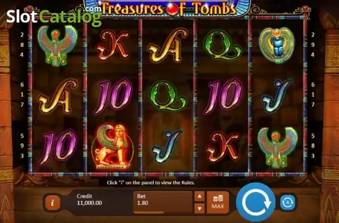 Скрин2. Treasure of Tombs слот