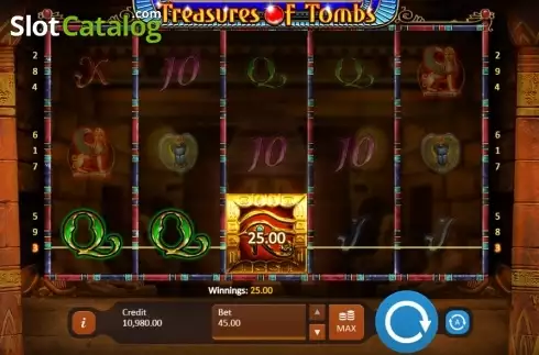 Скрин3. Treasure of Tombs слот