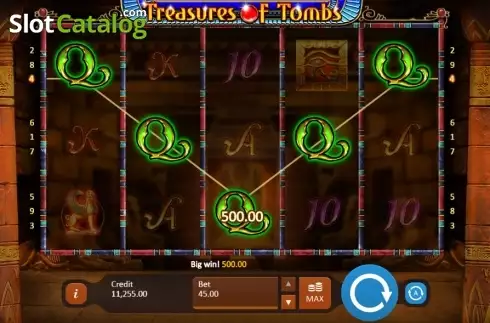 Скрин4. Treasure of Tombs слот
