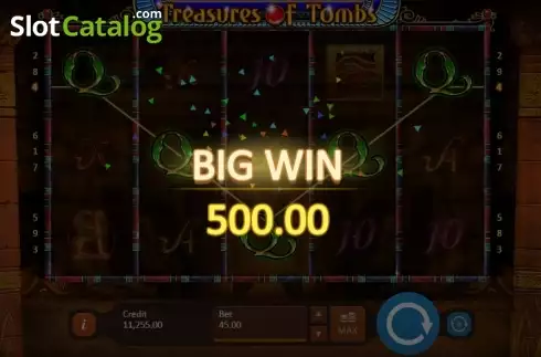 Скрин5. Treasure of Tombs слот