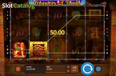 Скрин6. Treasure of Tombs слот