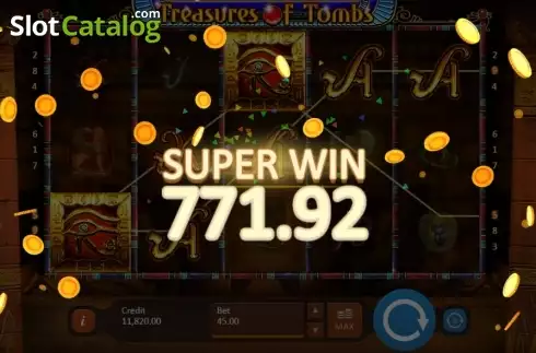 Скрин7. Treasure of Tombs слот