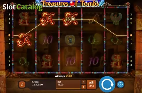 Скрин8. Treasure of Tombs слот