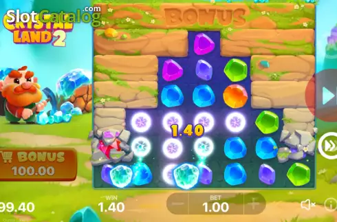 Скрин3. Crystal Land 2 слот