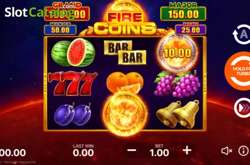 Скрин2. Fire Coins: Hold and Win слот