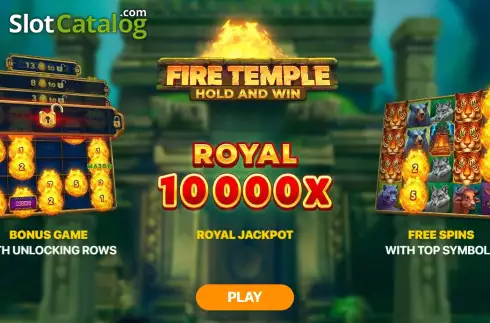 Скрин2. Fire Temple: Hold and Win слот