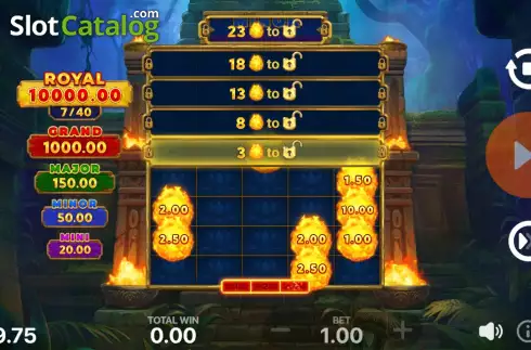 Скрин6. Fire Temple: Hold and Win слот