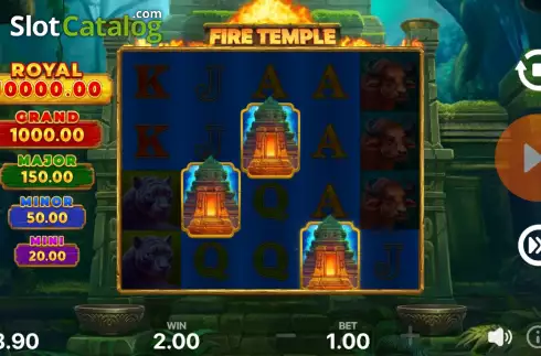 Скрин9. Fire Temple: Hold and Win слот