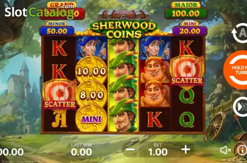 Скрин2. Sherwood Coins: Hold and Win слот