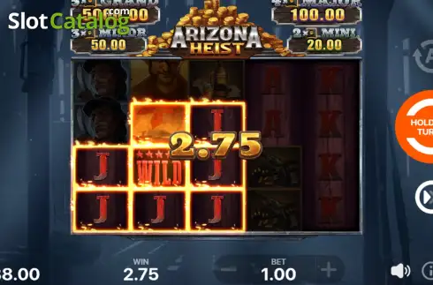 Скрин5. Arizona Heist слот