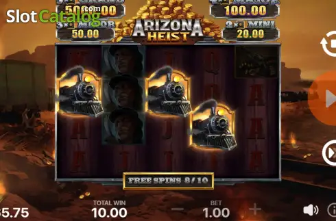 Скрин9. Arizona Heist слот