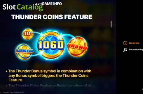 Скрин7. Thunder Coins слот