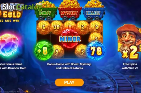 Скрин2. 3 Carts of Gold: Hold and Win слот