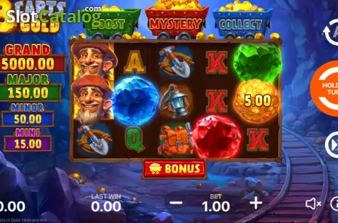 Скрин3. 3 Carts of Gold: Hold and Win слот